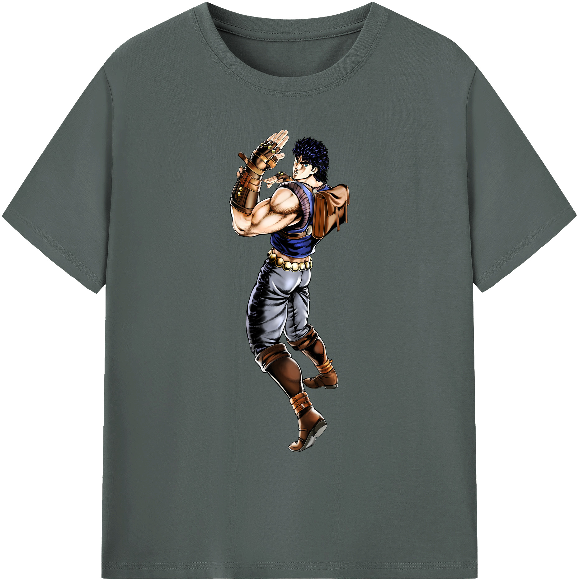 （画像用） ジョジョの奇妙な冒険 /ジョナサン?ジョースター JoJo's Bizarre Adventure Jonathan Joestar 綿100％ メンズ半袖Tシャツ｜肌触りやわらか＆通気性